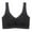 Black, variant on XFLWAM Sports Bra Gather Underwear Soft Back Smoothing Bra Full Cover Anti Sagging Push Up Lift Bras Breathable