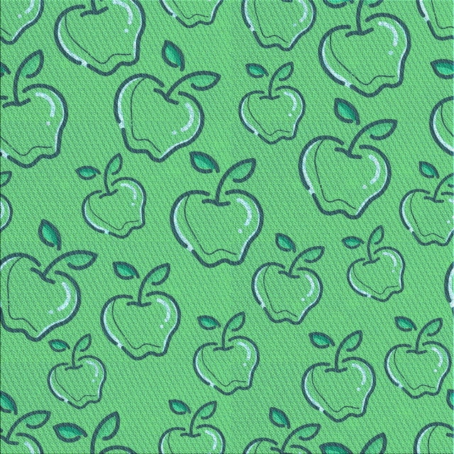 Ahgly Company Indoor Square Patterned Lime Mint Green Area Rugs, 8' Square