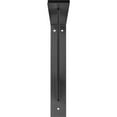 thumbnail image 3 of Ekena Millwork 2"W x 12"D x 12"H Traditional Steel Bracket, Hammered Silver, 3 of 13