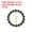 Black, variant on Uxcell 10Pcs Silk Scarf Ring Clip Bling Rhinestone T-Shirt Clips Tie Waist Knotted Buckle Rings Metal Circle Buckles for Women Red