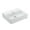White, variant on Ws Bath Collections Quattro 50.01 WM Quattro 19-1/2" Rectangular Ceramic Vessel Or Wall