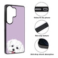 thumbnail image 2 of WIRESTER Shockproof Soft Rubber Cover Case for Samsung Galaxy S26 Ultra 6.9" 2026, Animal Maltese Dog On Pastel Lilac Background, 2 of 5