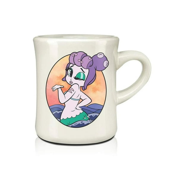 Cuphead Cala Maria Mermaid Ceramic Gamer Coffee/Tea Cup, 11oz