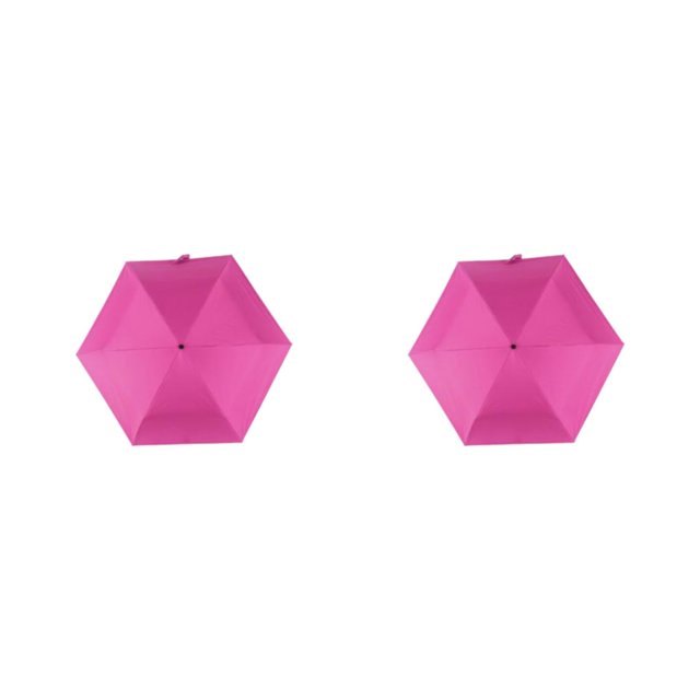 relayinert Parasols Pliants Pratiques et Durables pour une Protection Coupe-Vent Longue Durée rose Rouge 2Set