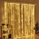 thumbnail image 3 of Christmas Lights Curtains for Windows Led Fairy New Year Lighting Room String Battery Powered Garland Waterfalls Decorations, 3 of 5