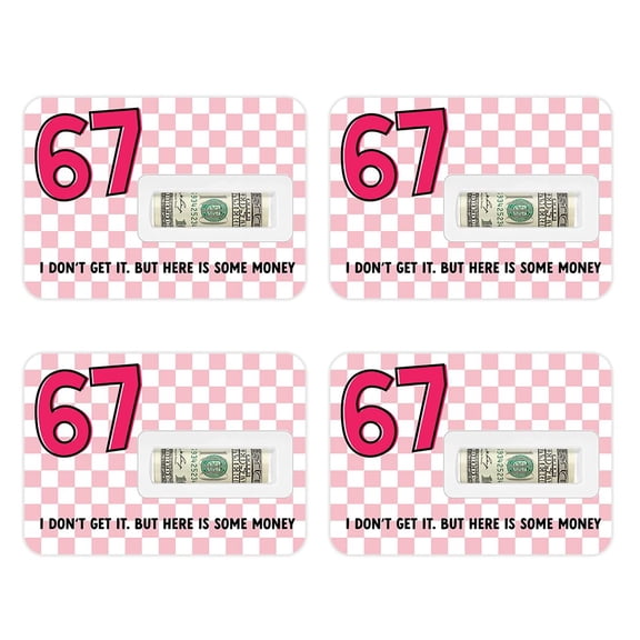 Koyal Wholesale 4pk 6-7 Valentine Money Holders, I Don’t Get It But Here’s Money, 5x7