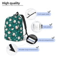 thumbnail image 4 of Lsque Halloween Ghosts Pattern Canvas Daypack, Durable Backpack, High-quality Versatile Backpack,Vintage Compact Backpack-Small, 4 of 6