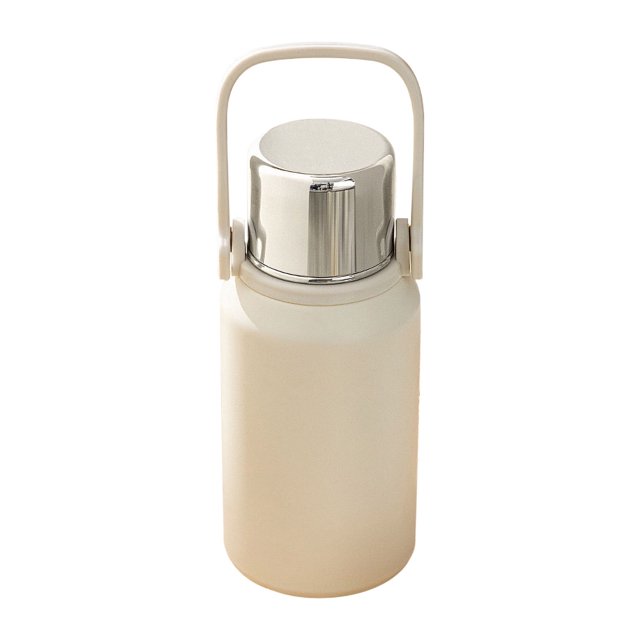 Botella de agua aislante de acero inoxidable Mouliraty, 32 oz, botella deportiva grande con doble aislamiento y tapa doble para gimnasio, camping, senderismo y oficina en casa.