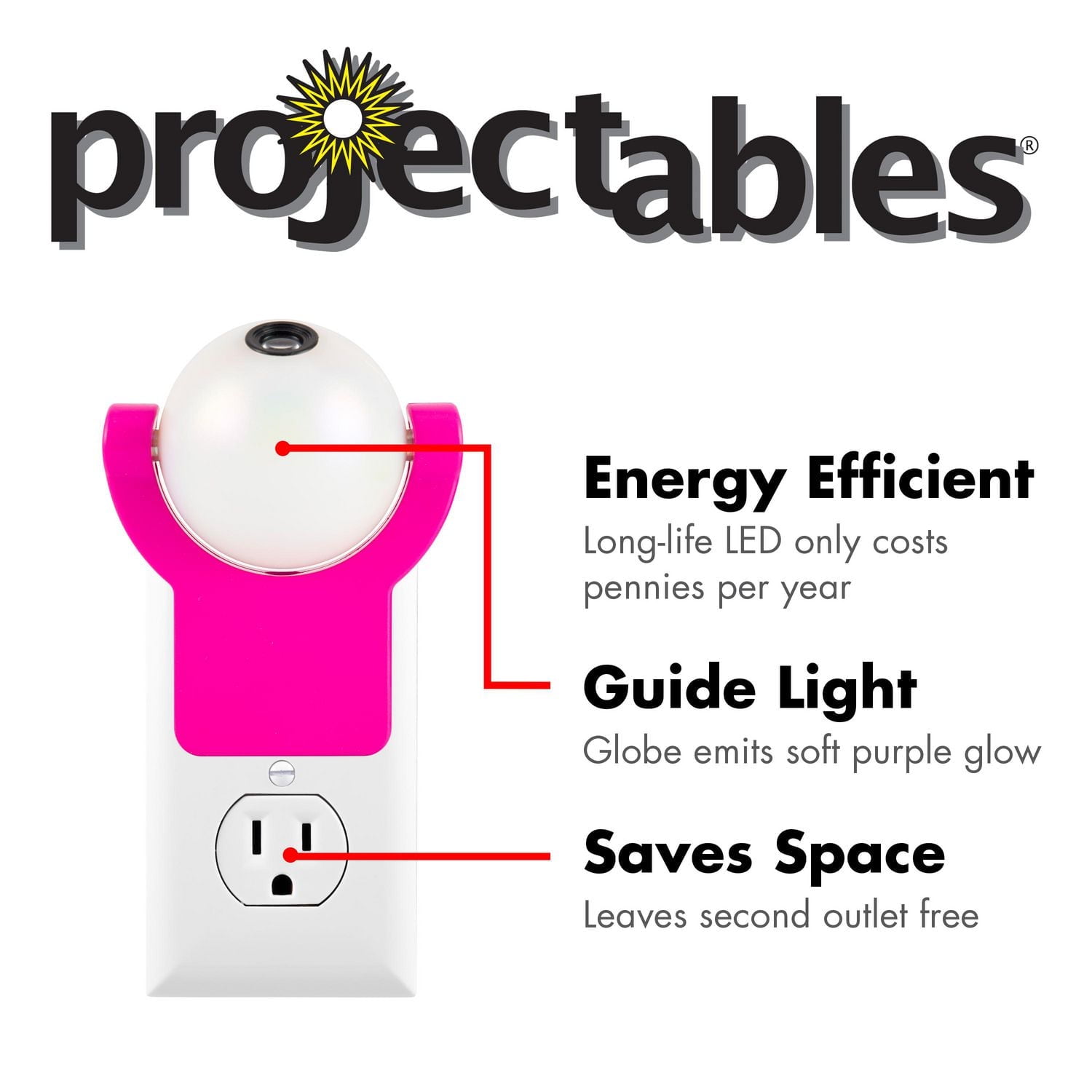 Projectables® Disney Princess LED Plug-In Night Light, 21745