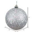 thumbnail image 2 of Vickerman Boule à Sequins Argentée 10 Pouces, 2 of 4