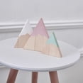 thumbnail image 1 of Decoración hogareña Gwong 3 unids / set ornamentos de madera Snow Mountain Forma foto Props de madera Muestra de pared de madera Decoración de la habitación de los niños Gwong 21070746, 1 of 6