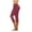 Wine, variant on Capri Leggings for Women Plus Size Summer Yoga Capris Side Ruched Cut-Out High Waisted Soft Workout Shorts (XL, Black)