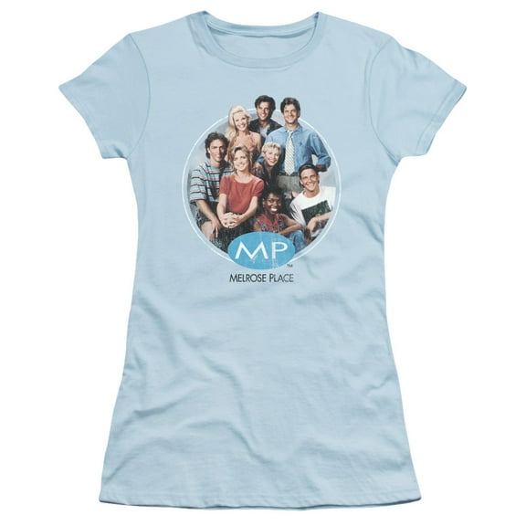 Mp Season 1 Original Cast Junior Women's Sheer T-Shirt Light Blue