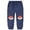 /c4Dark Blue19, variant on CUZIBR Kids Baggy Sweatpants Boys Athletic Joggers Pants With Pocket Cartoon Embroidery Drawstring Elastic Waist Cool Workout Active Trousers,Dark Blue,9-10 Years