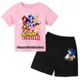 thumbnail image 5 of Nueva camiseta de Dragon Ball Sonic para niños, niñas y adolescentes, camisetas de manga corta de verano, camisetas casuales para niños, conjunto de camisetas de Pikachu, 5 of 5
