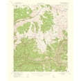thumbnail image 3 of USGS 12x14 Black Modern Framed Museum Art Print Titled - Marion Peak California Quad - USGS 1953, 3 of 5