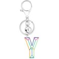 thumbnail image 1 of Letter Keychain,26 Letters A-Z Decorative Letter Keychain,Name Keychain for Women Girls Men Teenager Gift, 1 of 2