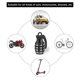 thumbnail image 5 of Tapa de vástago de válvula de neumático SINGARO para coche, camión, SUV, motocicleta (4 unidades), 5 of 6
