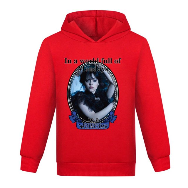 Addams - sudadera con capucha de manga larga para niñas y niños, sudadera japonesa, nueva colección zhangyuxiang LED