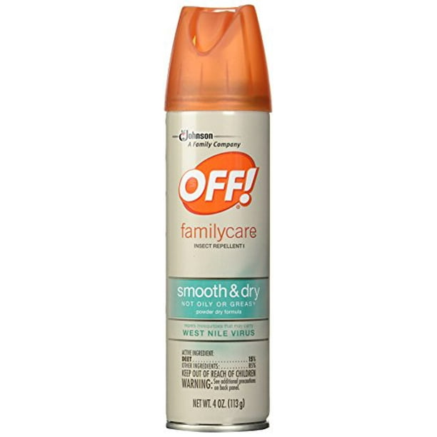 OFF Familycare Smooth and Dry Insect Repellent, 4 Ounce