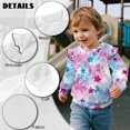 thumbnail image 6 of DISNIMO Tie Dye Star Printed Girl Sweatshirt Long Sleeve Pullover Tops Crewneck T-Shirts Lightweight Sweater Tops 2-3 Years, 6 of 7