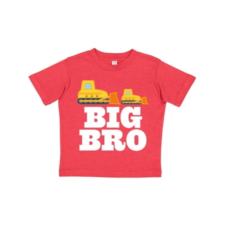 

Inktastic Big Bro Bulldozer Construction Brother Boys Gift Toddler Boy Girl T-Shirt