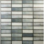 Turbine Industrial Glass Green 4x12 Ceramic Wall Tile