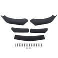 thumbnail image 2 of Kit de Carroocería de Divisor de Labios Delantero, Protectión Mejorada 47.05in Ajustable Black Bumper Spoiler Spoiler Para C Clase E Clase, 2 of 7