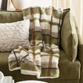 thumbnail image 2 of Bouclair Multicolour Ramsay Plaid Throw 60 X 50 X 0.5 in (152 X 127 X 1 cm), 2 of 5