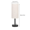 thumbnail image 3 of Staron Small Table Lamp with Three Gears Dimming, Modern Bedside Nightstand Lamp with USB Ports, Touch Control Bedroom Lighting, 3 of 7