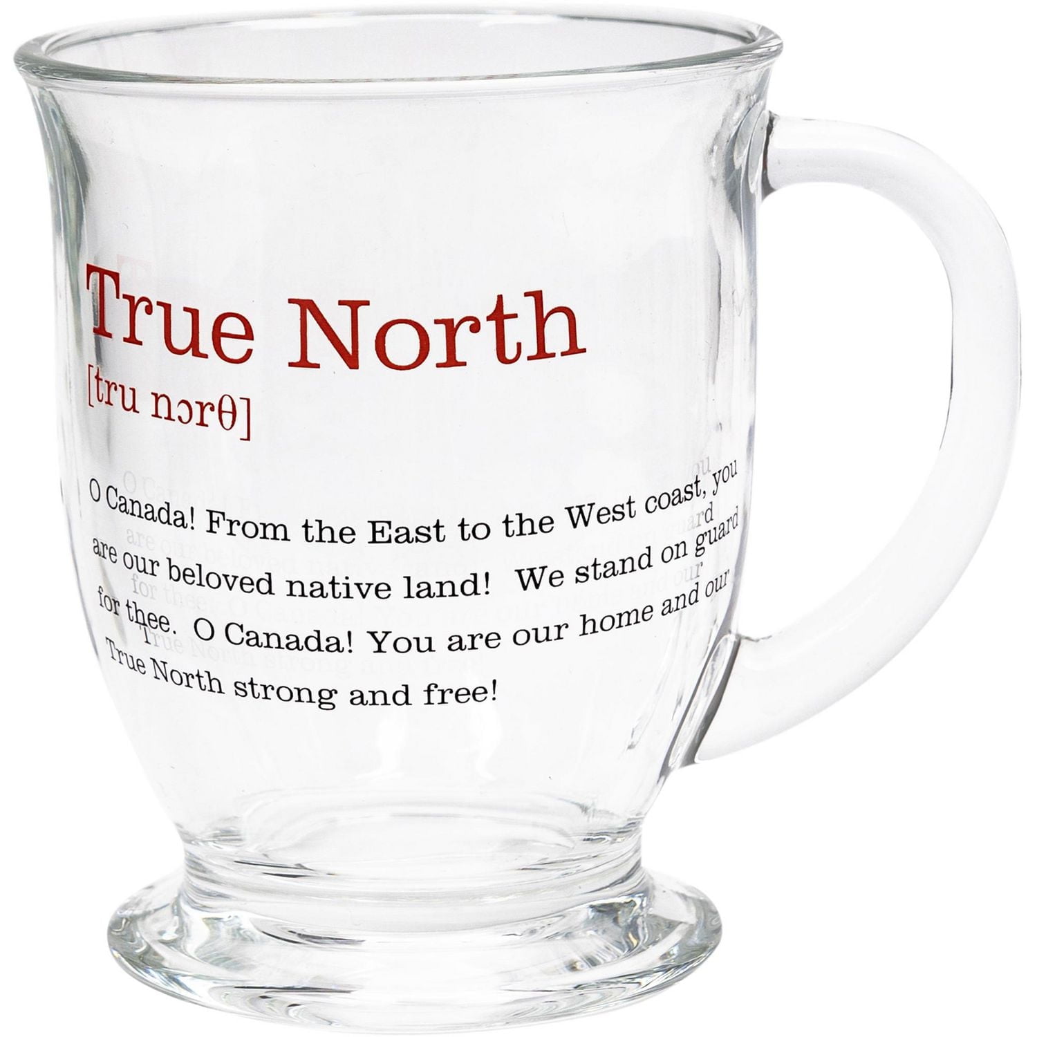Tasse Canadiana en grès cérame - «True North»