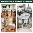 thumbnail image 3 of FXW Homeplus Unleashed Indoor Dog Playpen - Stress-Free and Safe Play, Heavy Duty 45 Inch 6 Panels Dog Pen for Large Dogs, White│Patented, 3 of 6