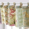 thumbnail image 3 of Greenland Home Fashions Blooming Prairie 100% Cotton Tab Top Rod Pocket Patchwork Window Valance, 84" W x 21" L, 3 of 7