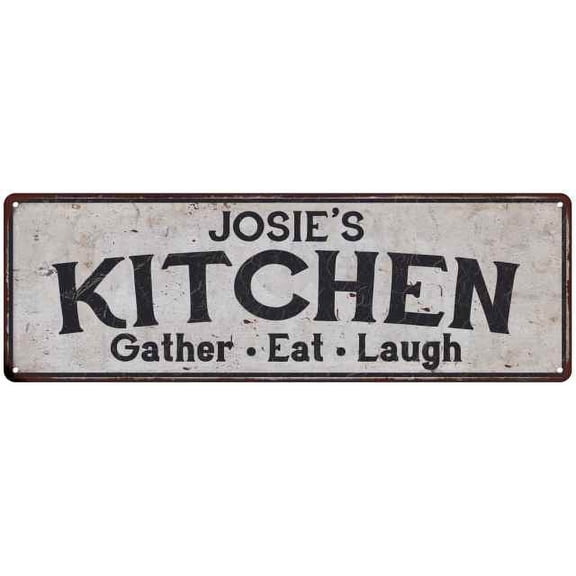 JOSIE's Kitchen Gift Rustic Chic Decor Gift 6x18 Sign 206180051175