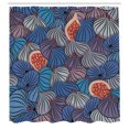 thumbnail image 3 of Ambesonne Fruit Shower Curtain, Fig Fruits Pattern Spring, 69"Wx75"L, Blue Purple Grey, 3 of 5