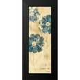 thumbnail image 2 of Hristova, Albena 7x14 Black Modern Framed Museum Art Print Titled - Daisy Trio II, 2 of 5
