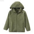 thumbnail image 2 of Liyamei Kids Hooded Jacket with Zipper for Winter Windproof Warm Outerwear Size 3-4 Years, 2 of 4