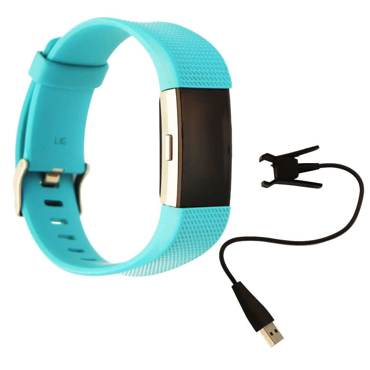 Fitbit Charge 2 Heart Rate Monitor Fitness Activity Tracker Small Large Teal 