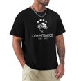 thumbnail image 1 of Olympiakos-camisetas griegas para hombres y mujeres ropa de calle informal Vintage de algodón versátil Harajuku de manga corta de verano, 1 of 7