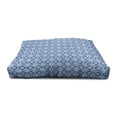 thumbnail image 4 of Ethnic Pet House, Portuguese Azulejo Tile Inspired Pattern with Ornamental Foliage Pattern, Outdoor & Indoor Portable Dog Kennel with Pillow and Cover, 5 Sizes, Navy Blue Orange White, by Ambesonne, 4 of 5