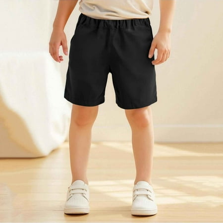 Girls Volleyball Shorts Quick Dry Workout Black Shorts High Waisted Summer Clothes for Girls 6-12 Months