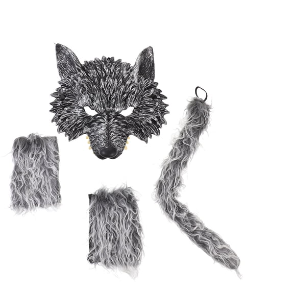 BESTYASH 1 Set Wolf Costume Set Dress Up with for Masquerade Events
