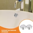 thumbnail image 3 of CRAFTHROU 25Ud De Desbordamiento Plástica Para Lavabo Con Protección Antidesbordamiento Plateada, 3 of 6