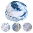 thumbnail image 5 of MOKKHNB Hip Hop Knit Beanies Caps Tie-Dyed Woolen Hat Cotton Yarn 1 Pc Everyday Use, 5 of 10