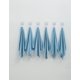 thumbnail image 5 of Paquete de 6 paños de limpieza de vidrio de microfibra, 16 pulgadas x 16 pulgadas, sin pelusa, limpia rápidamente ventanas, anteojos, parabrisas, espejos y acero inoxidable, azul, 5 of 5