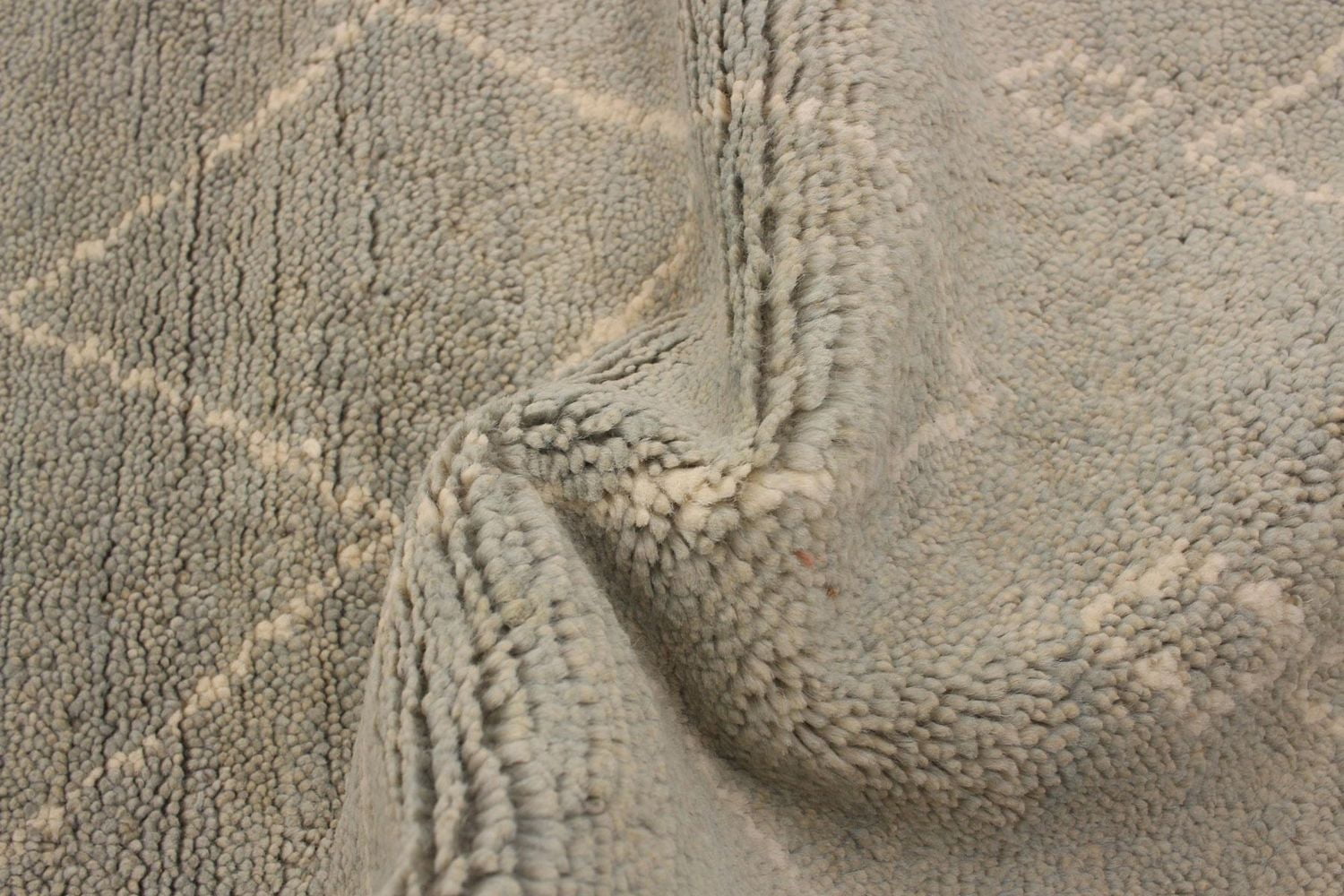 ECARPETGALLERY 5'2" x 8'0" Moroccan Tangier Hand-knotted Area Rug for Living Room, Dining Room and Bedroom in Grn