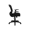 thumbnail image 4 of Scranton & Co Mid-Back Mesh Office Chair with Padded Seat in Black, 4 of 6