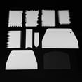 thumbnail image 2 of 10pcs/set Plastic Baking Edge Dough Scraper Cutter Pastry Spatulas Cake Decoration Baking Tools, 2 of 6