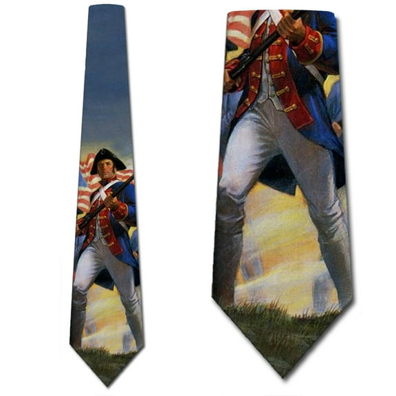 Patriotic Ties Mens US Flag Necktie by Three Rooker