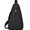 Black, variant on Water-resistant Casual Sling Backpack – Trendy Triangle Chest Bag for Outdoor Sports, Hiking & Commuting
